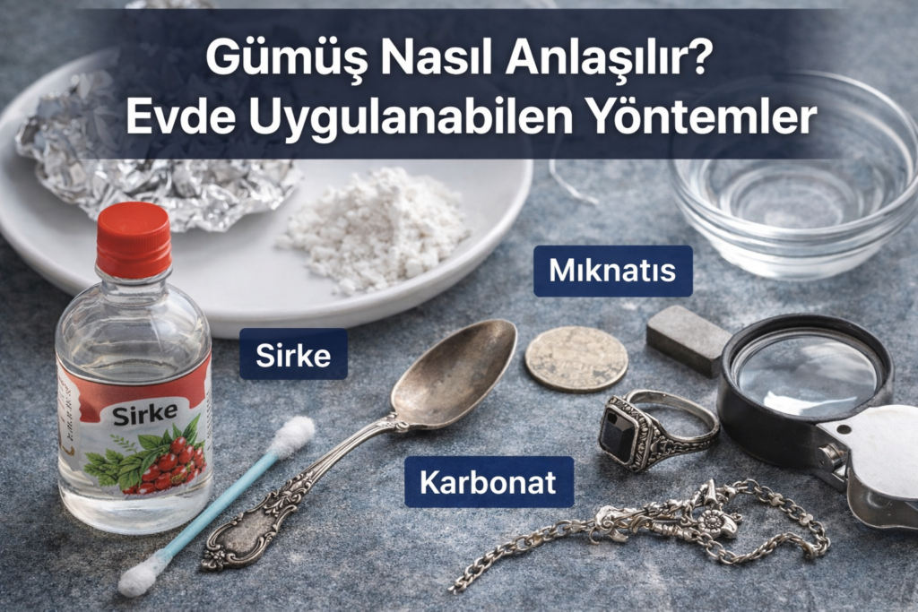 Gümüş Nasıl Anlaşılır? Evde Uygulanabilen Yöntemler