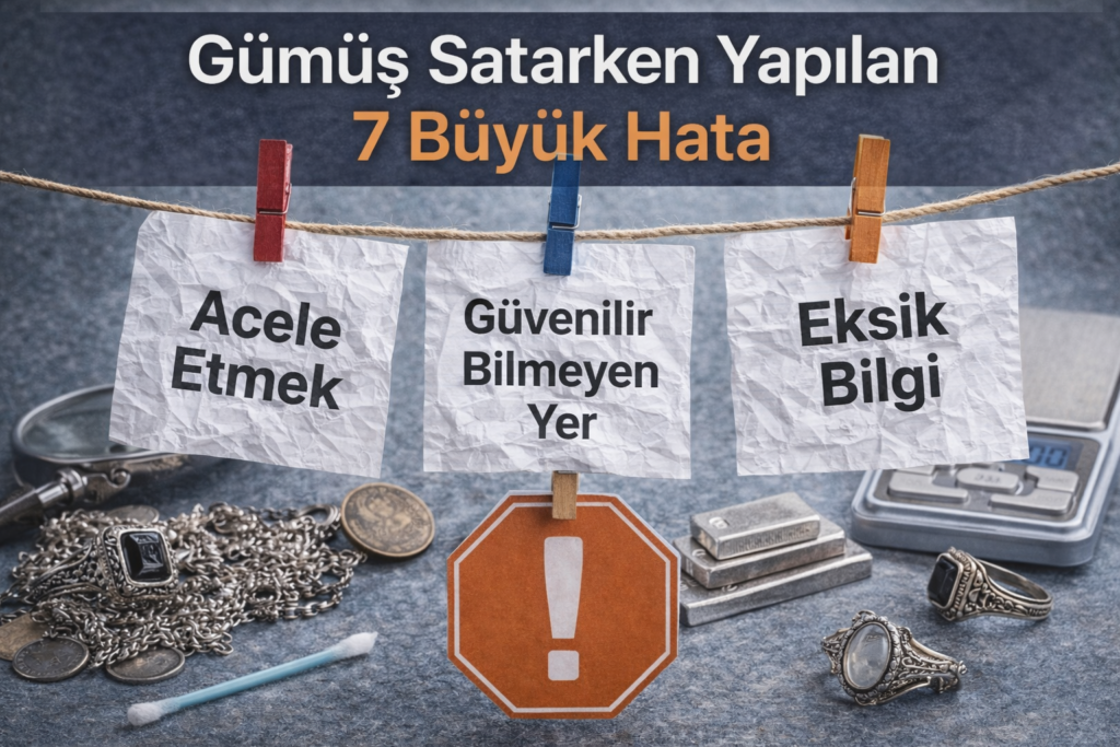 Gümüş Satarken Yapılan 7 Büyük Hata